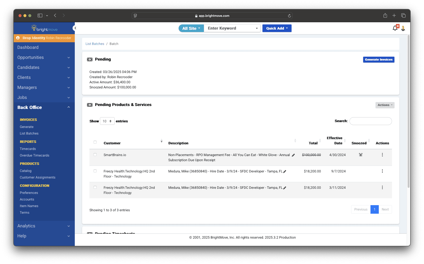 BrightMove BackOffice Module